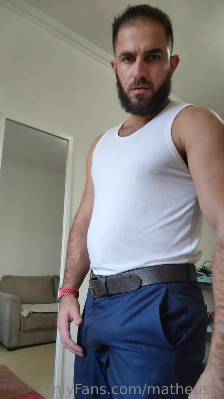 90 Hairy  muscle hunk matheusfc onlyfans porn