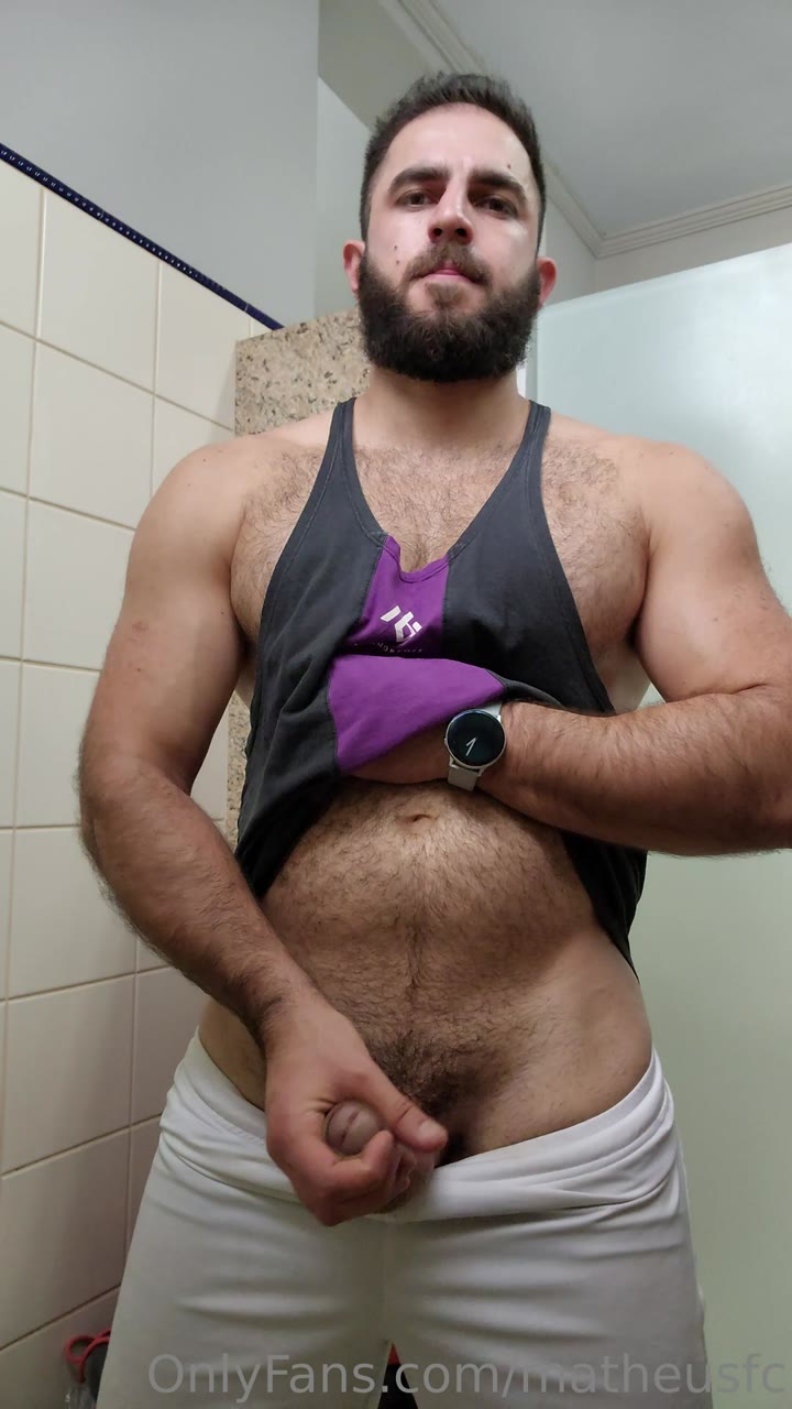 25 Hairy  muscle hunk matheusfc onlyfans porn