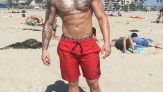 9 Tattooed muscle boxer Thane Wadams flexwiththane Onlyfans porn leaked