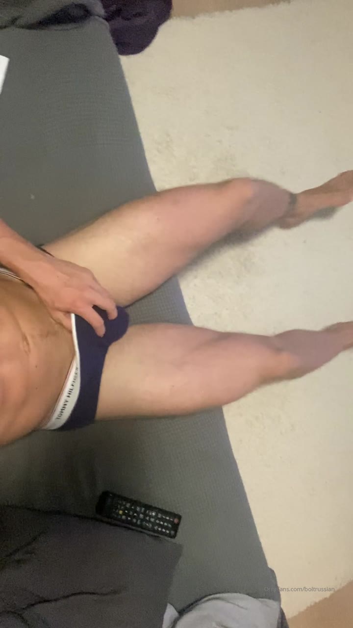 48 Sexy hunk bolt_xtop wanking off his big cock