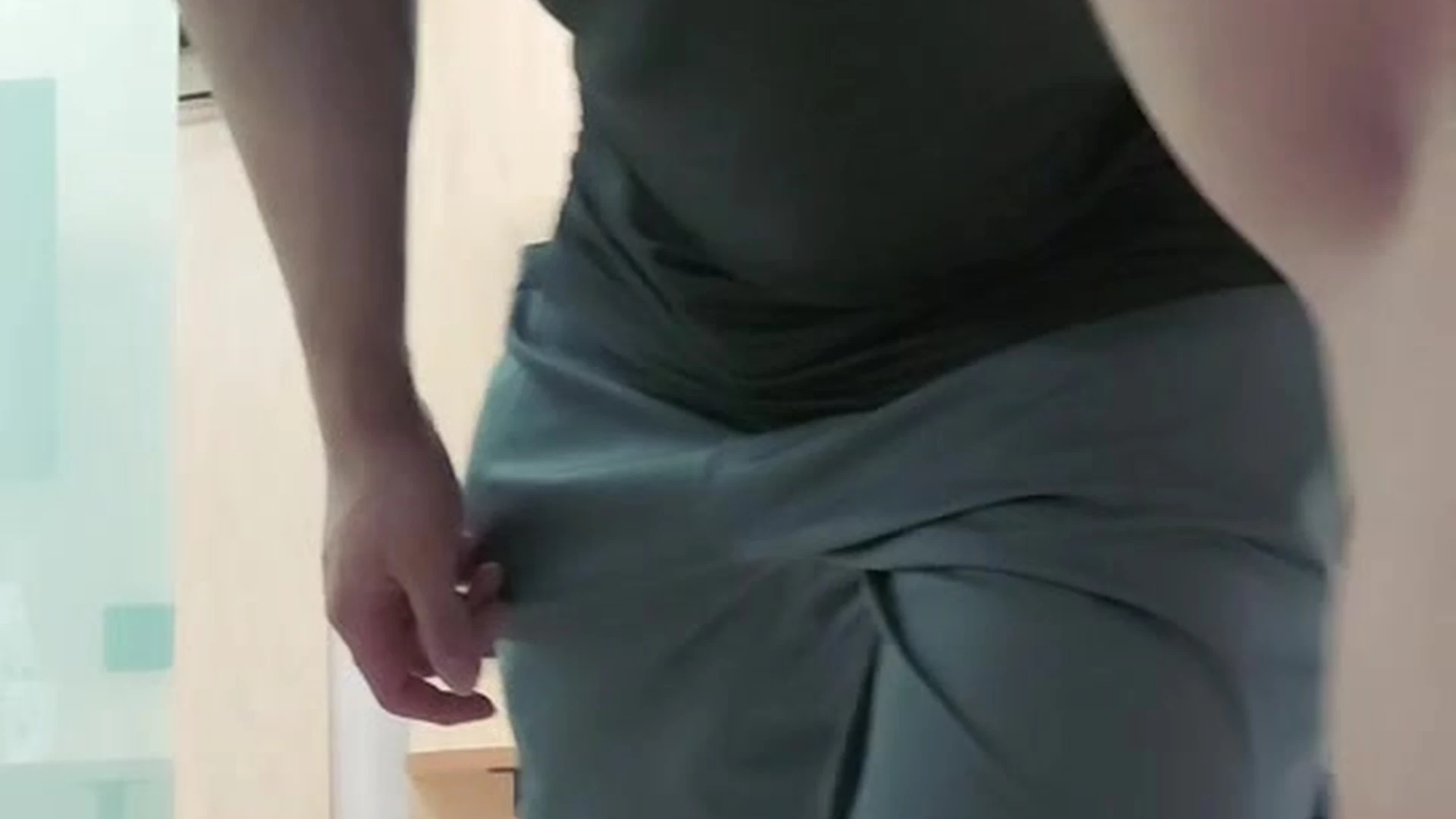 53 Asian Bodybuilder plays with his ass