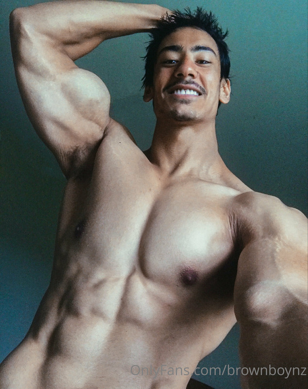 169 Pacific Islander Muscle beauty BrownBoyNZ Onlyfans Leaked