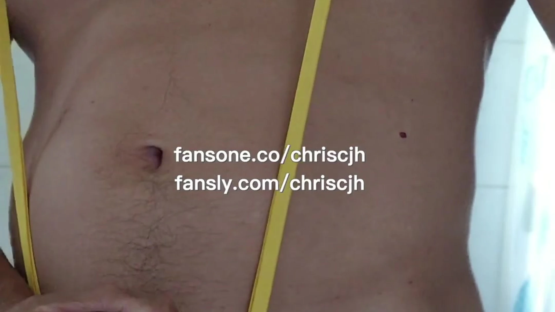 36 Taiwanese daddy bear chriscjh  getting his cock creamy on fansly