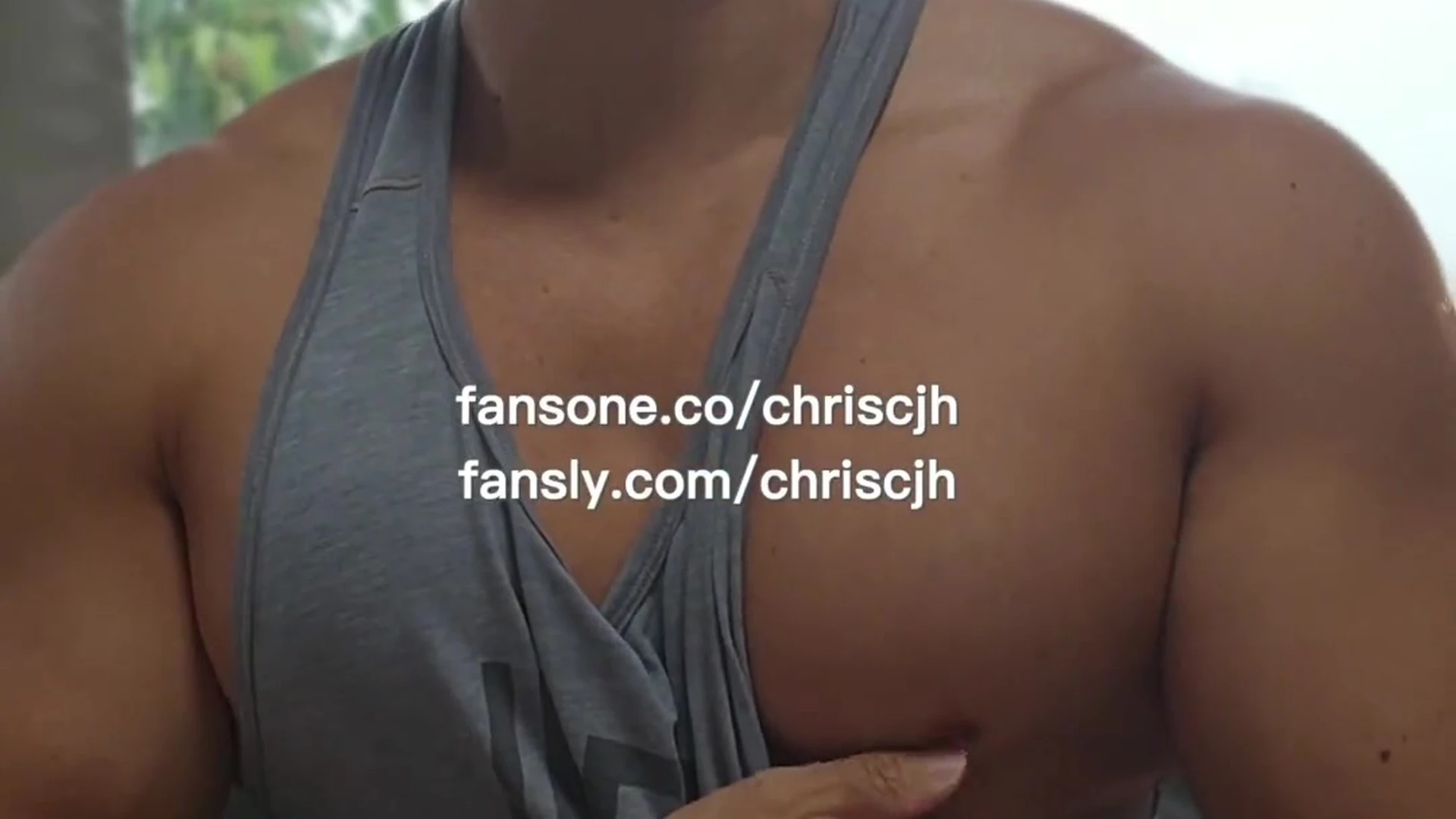 26 Taiwanese daddy bear chriscjh  getting his cock creamy on fansly