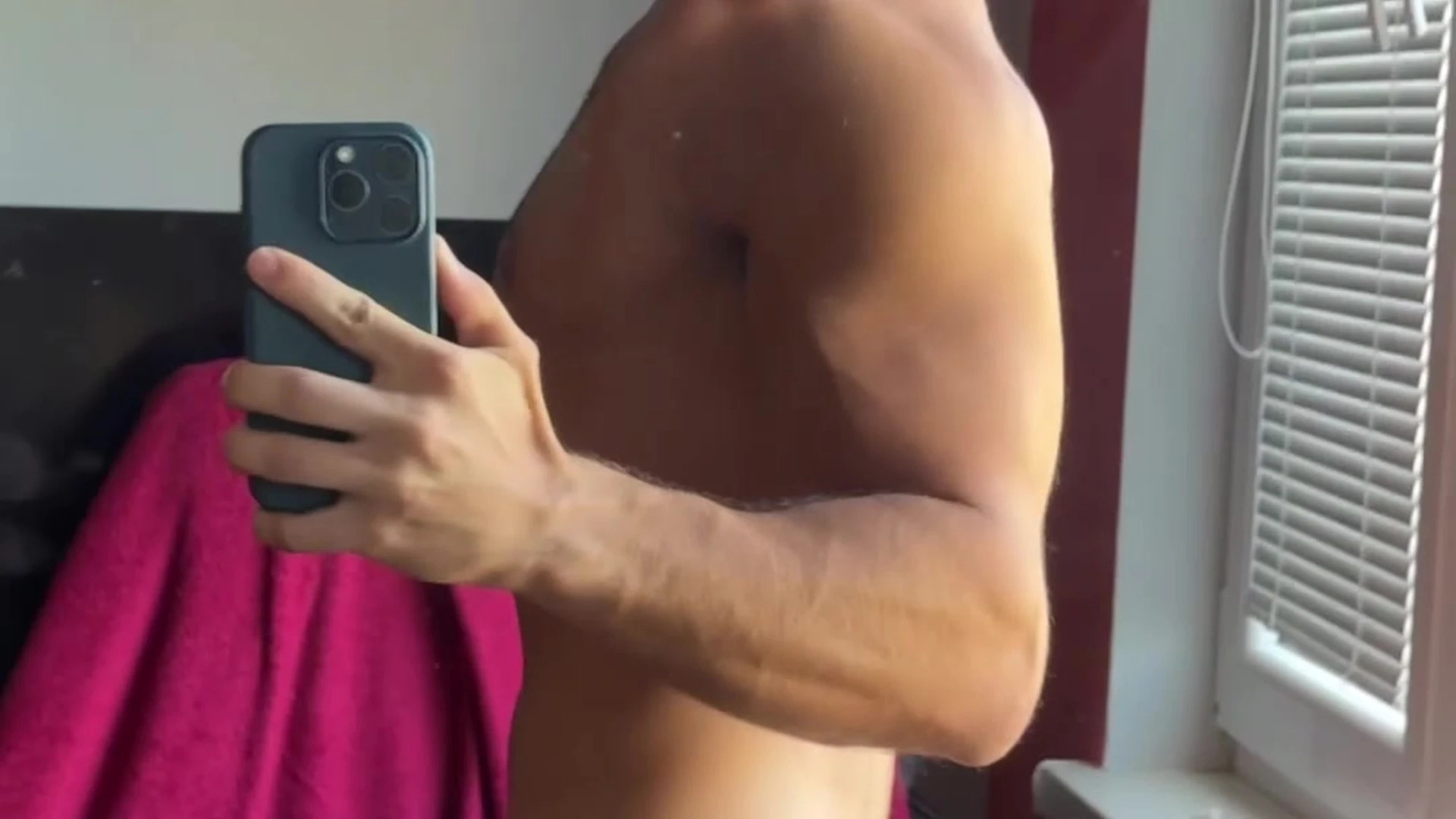 Benevolent WORSHIPING jock dennisdillon huge pecs