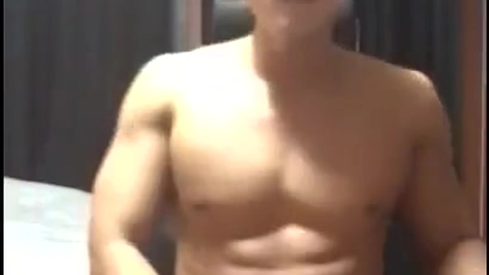 Cute korean jerk off and cum a lot
