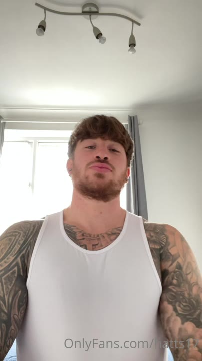 Confident  inked Chris Hatton Naked leaked