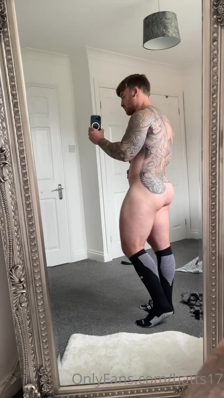 Sensational muscle tattooed Hatts17 nudes Exclusive video full