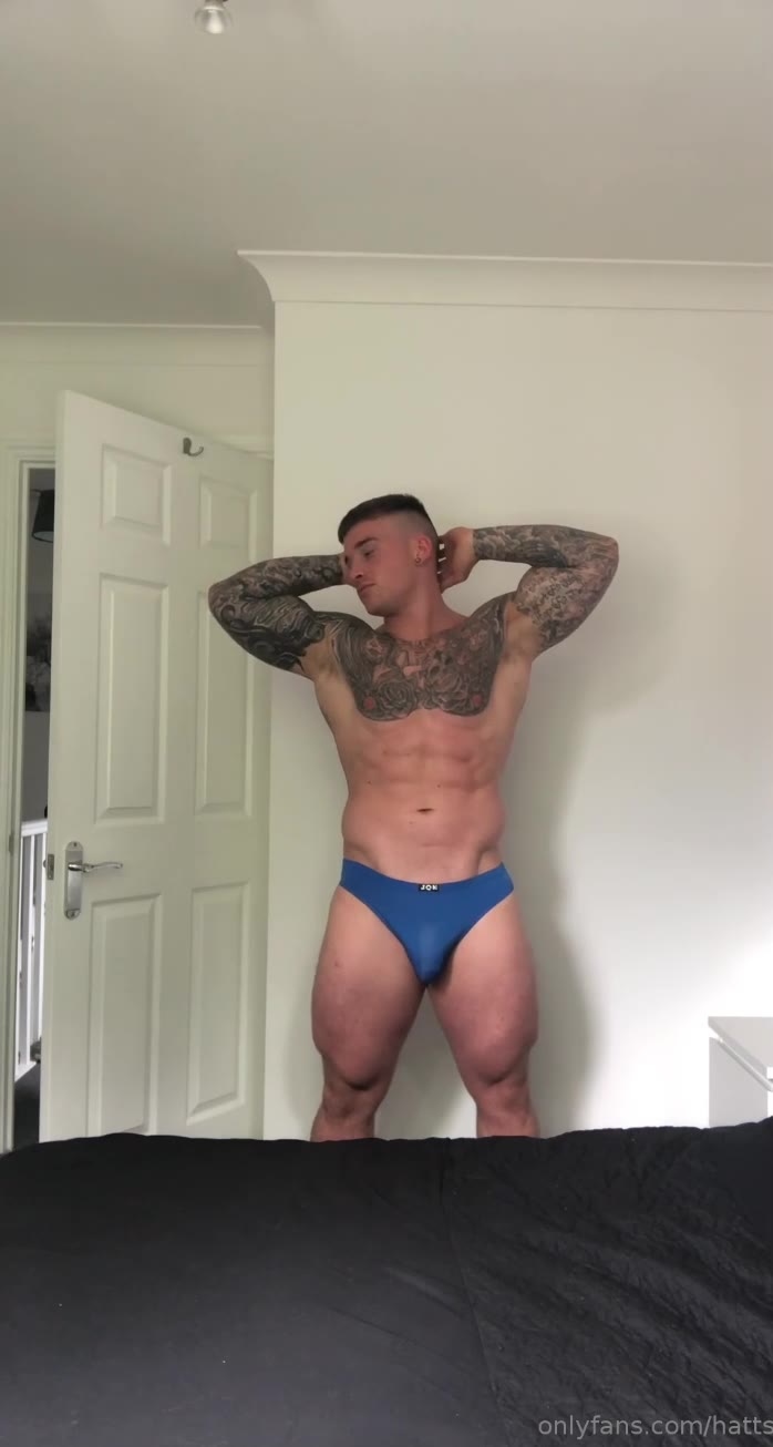 Dazzling  tattooed Hatts17 abs  Vid