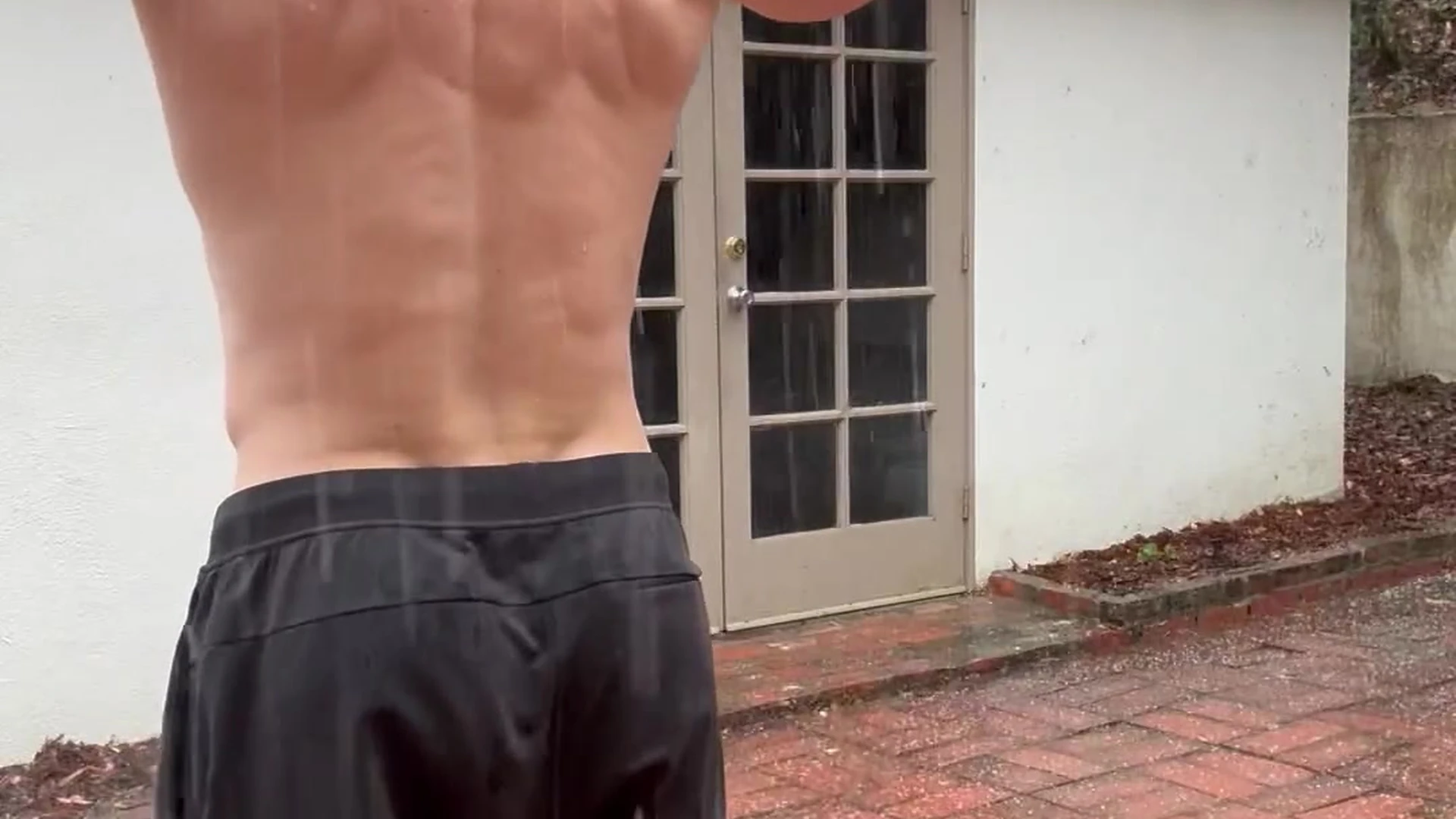 Exposed muscular personal trainer eroticstrength ass