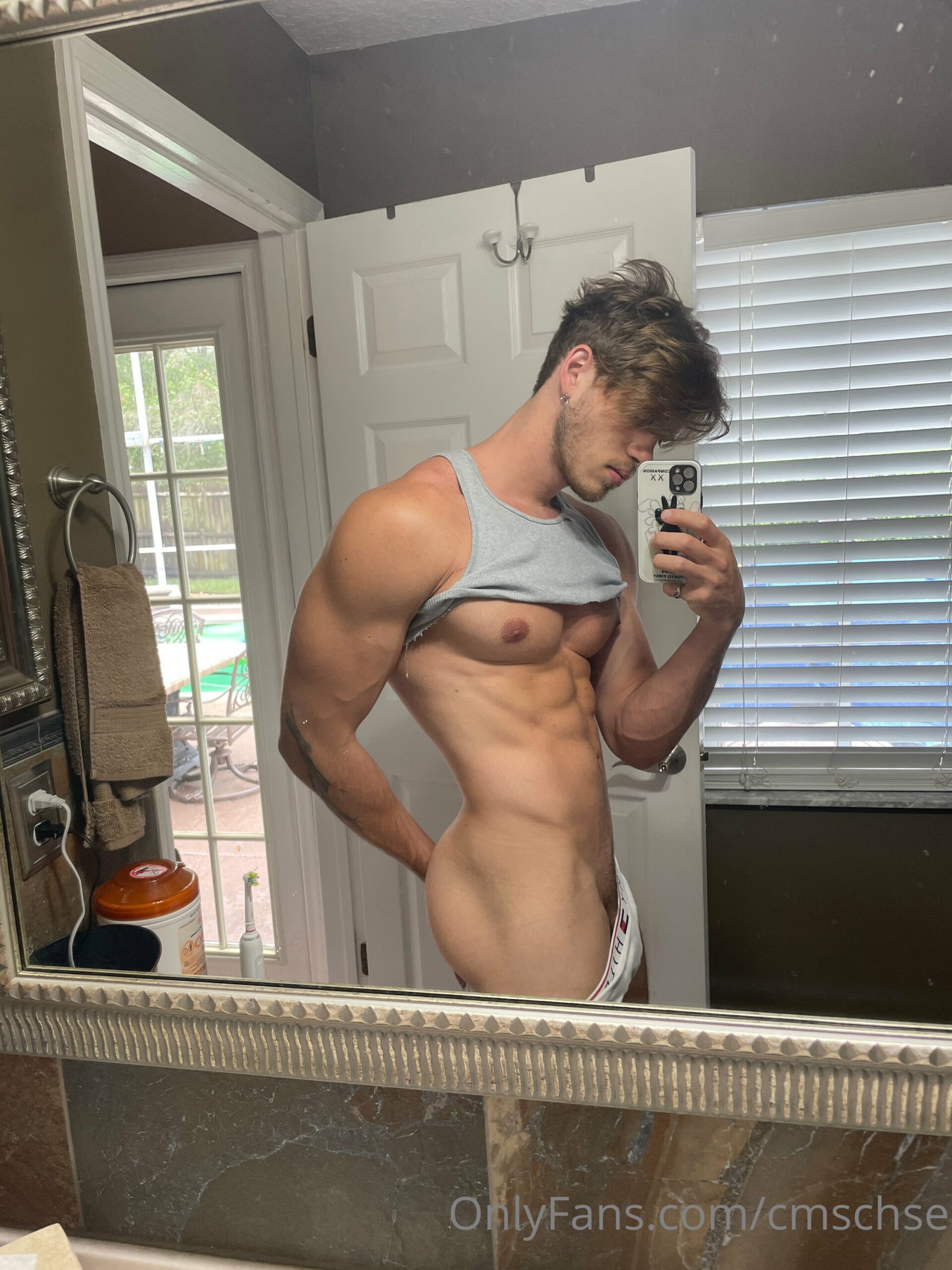 Steadfast jerking off hot teen Chase Stobbe