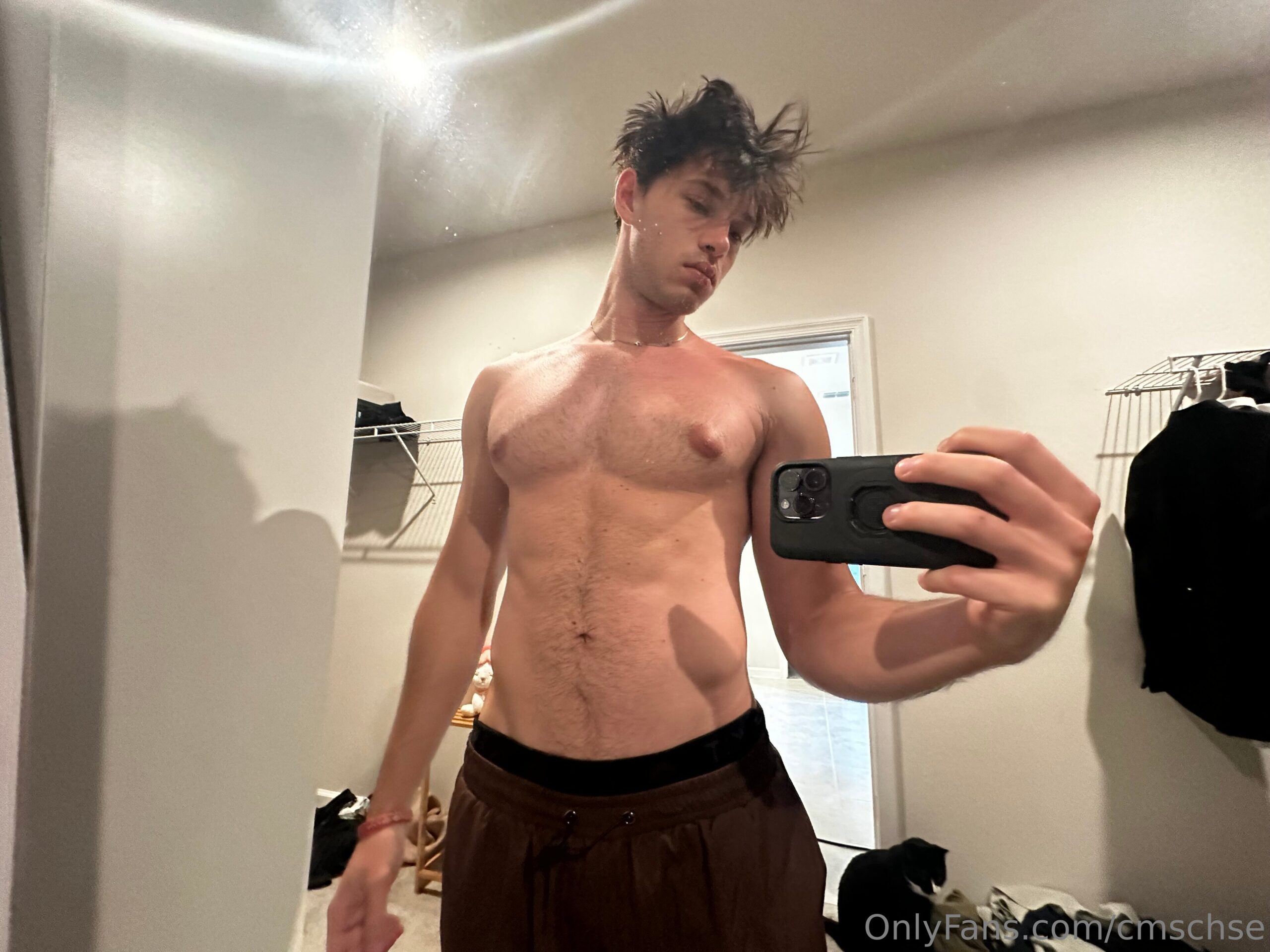 Disciplined wanking off jock Chase Stobbe