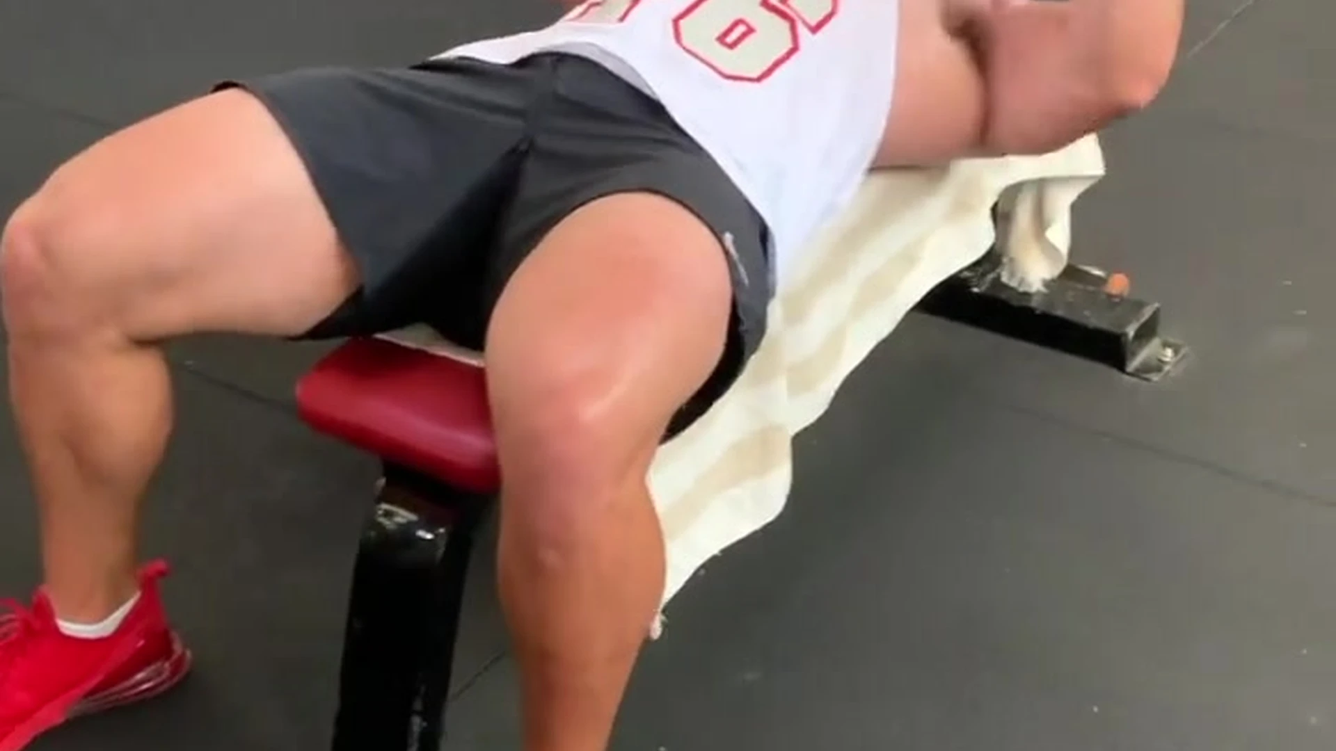 bubble butt wanking off muscle worship Gage Williams onlyfans