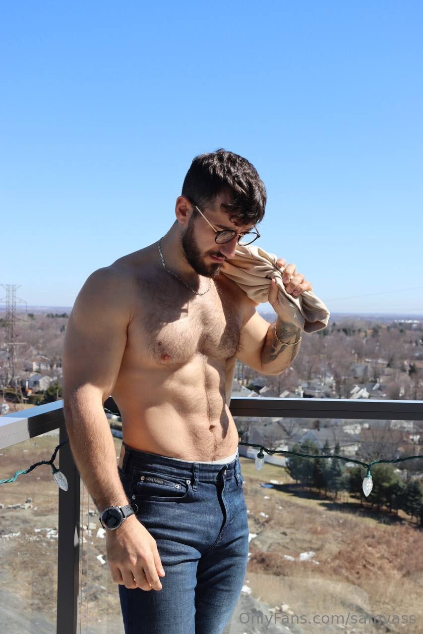 Sensational  male bimbo hairy Sotirios Vasileiou nude