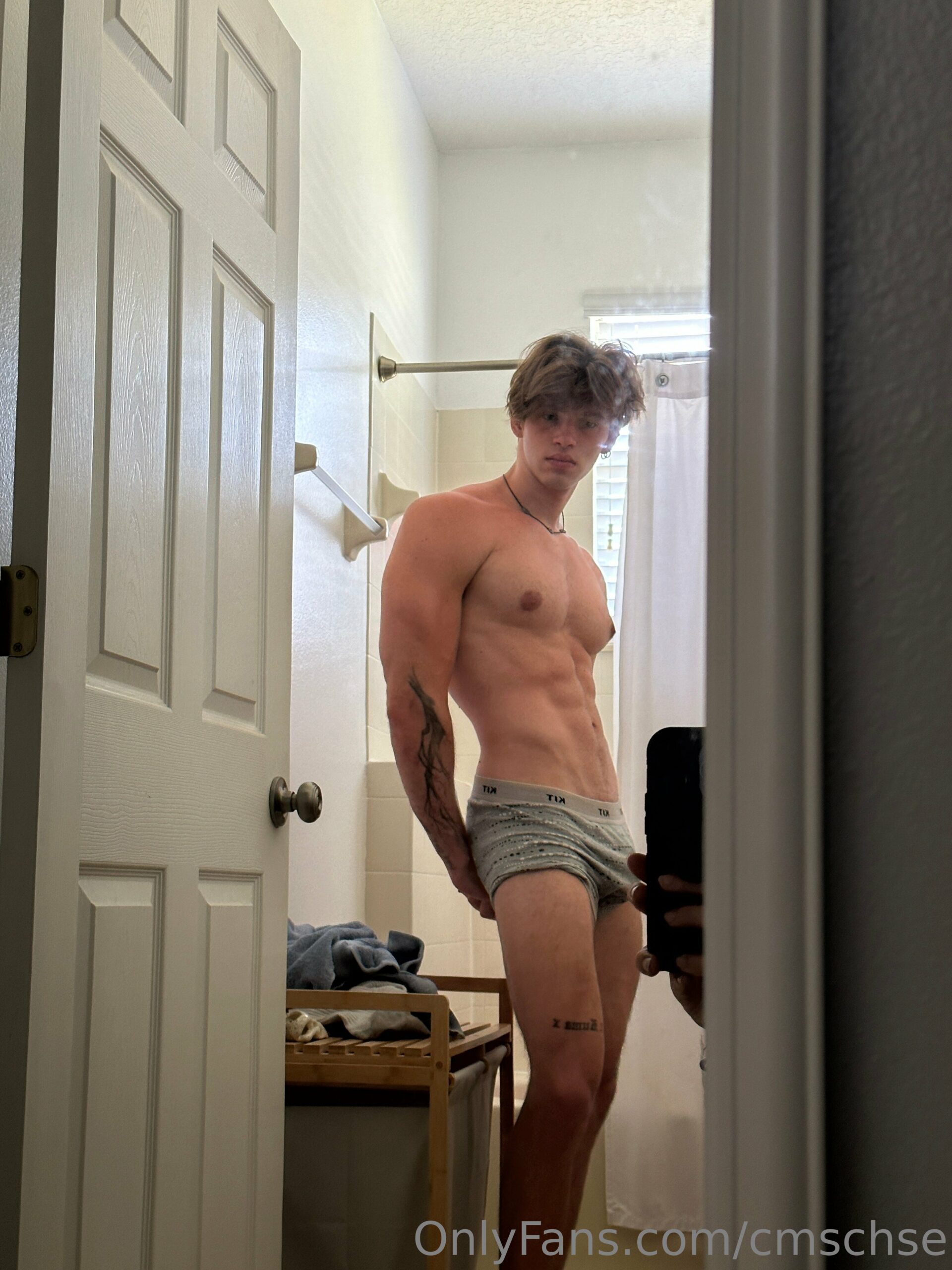 Sensational tiktok star Chase Stobbe nude pecs