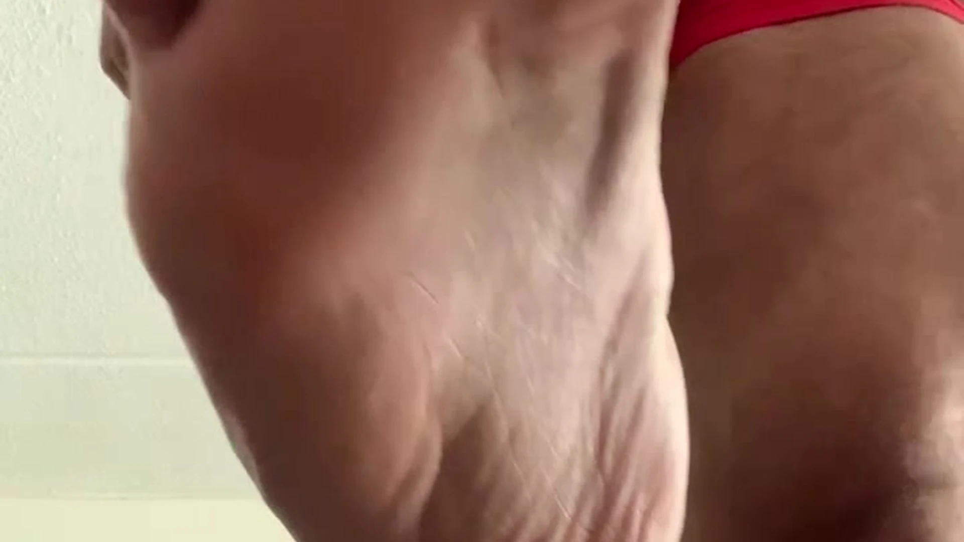 BABE playing with himself stud Samvass  huge pecs
