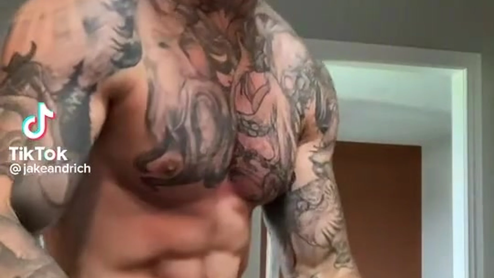 Epic hot guy tiktok star Jakipz  huge pecs