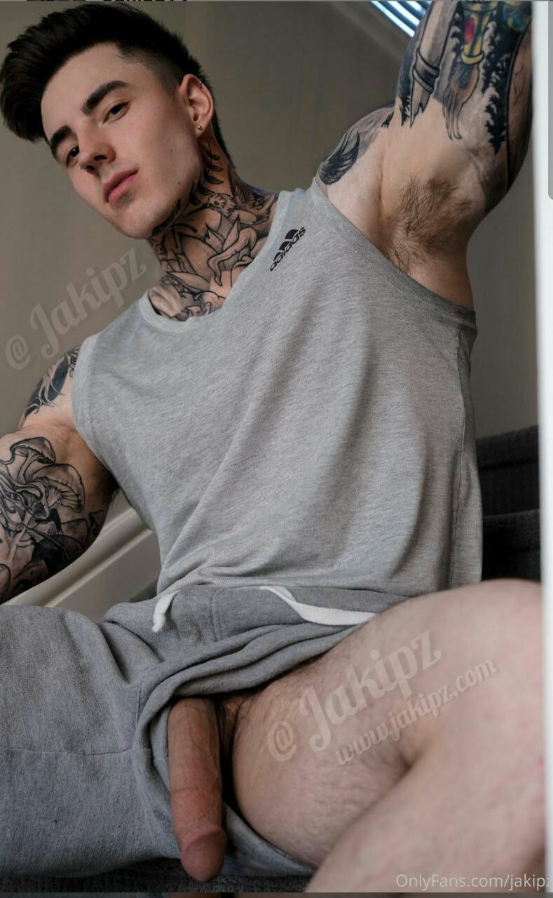 muscled wanking off tiktok star Jake Andrich of