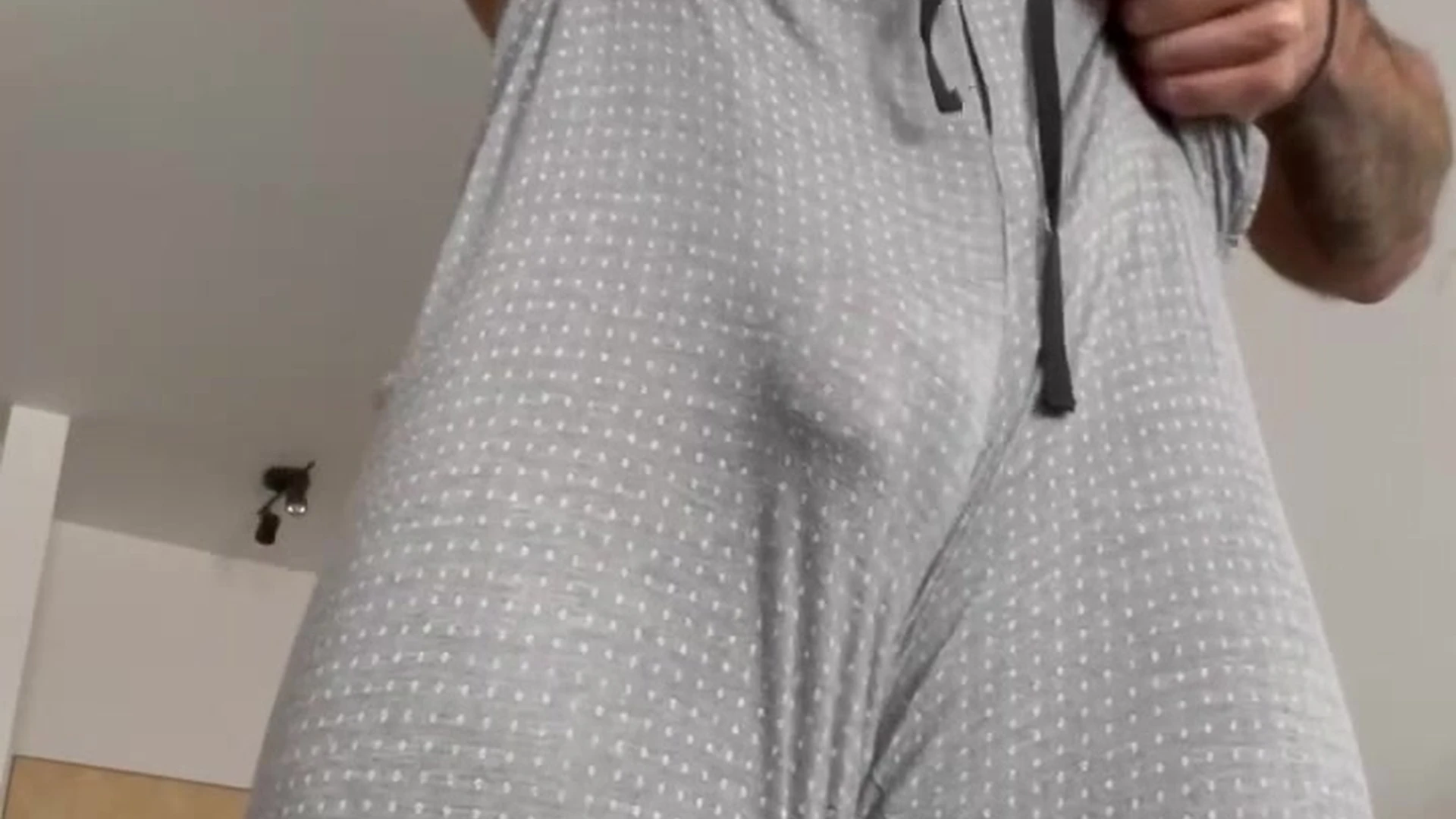 Exposed stud Sotirios Vasileiou masturbating
