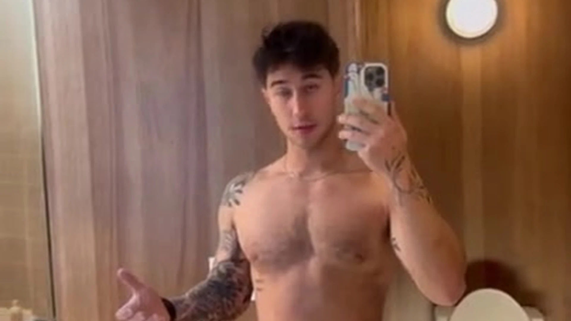muscular jerking off tiktok star evanlamicella Nude porn