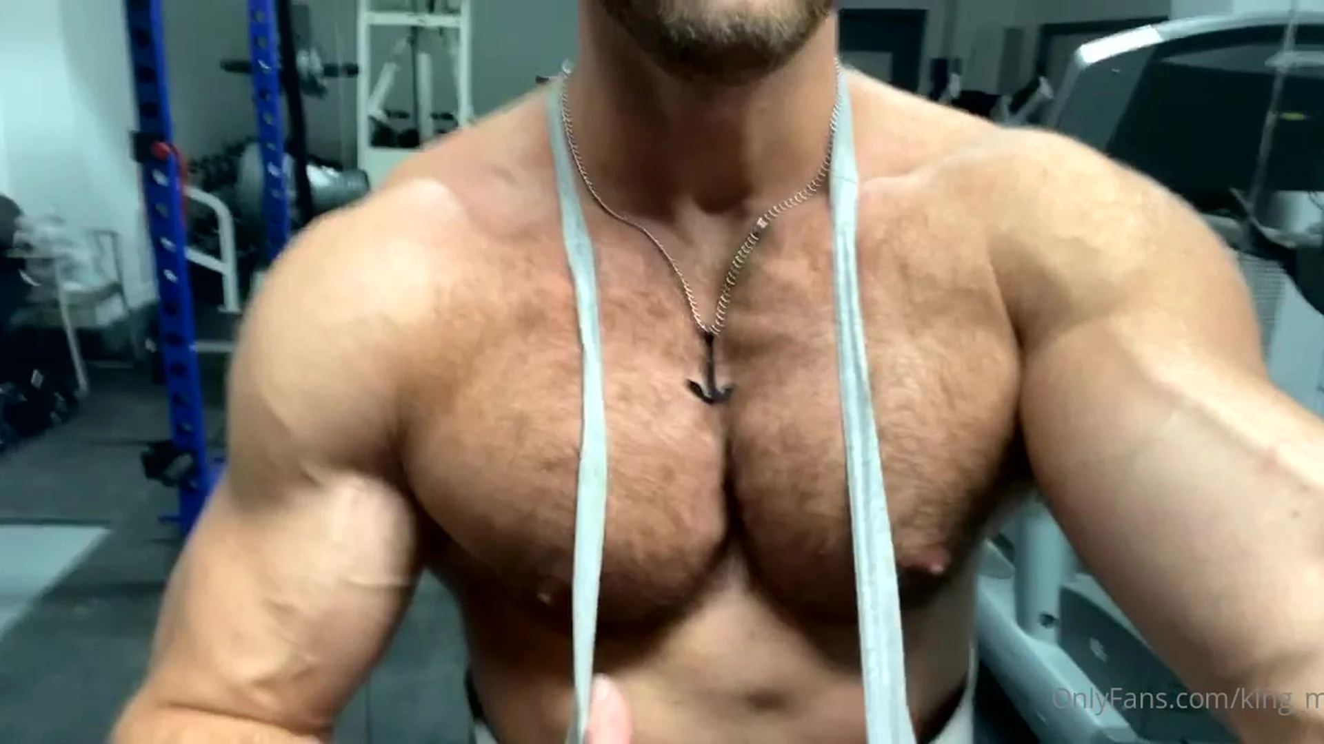 Disciplined hunk Dom King Naked Exposed