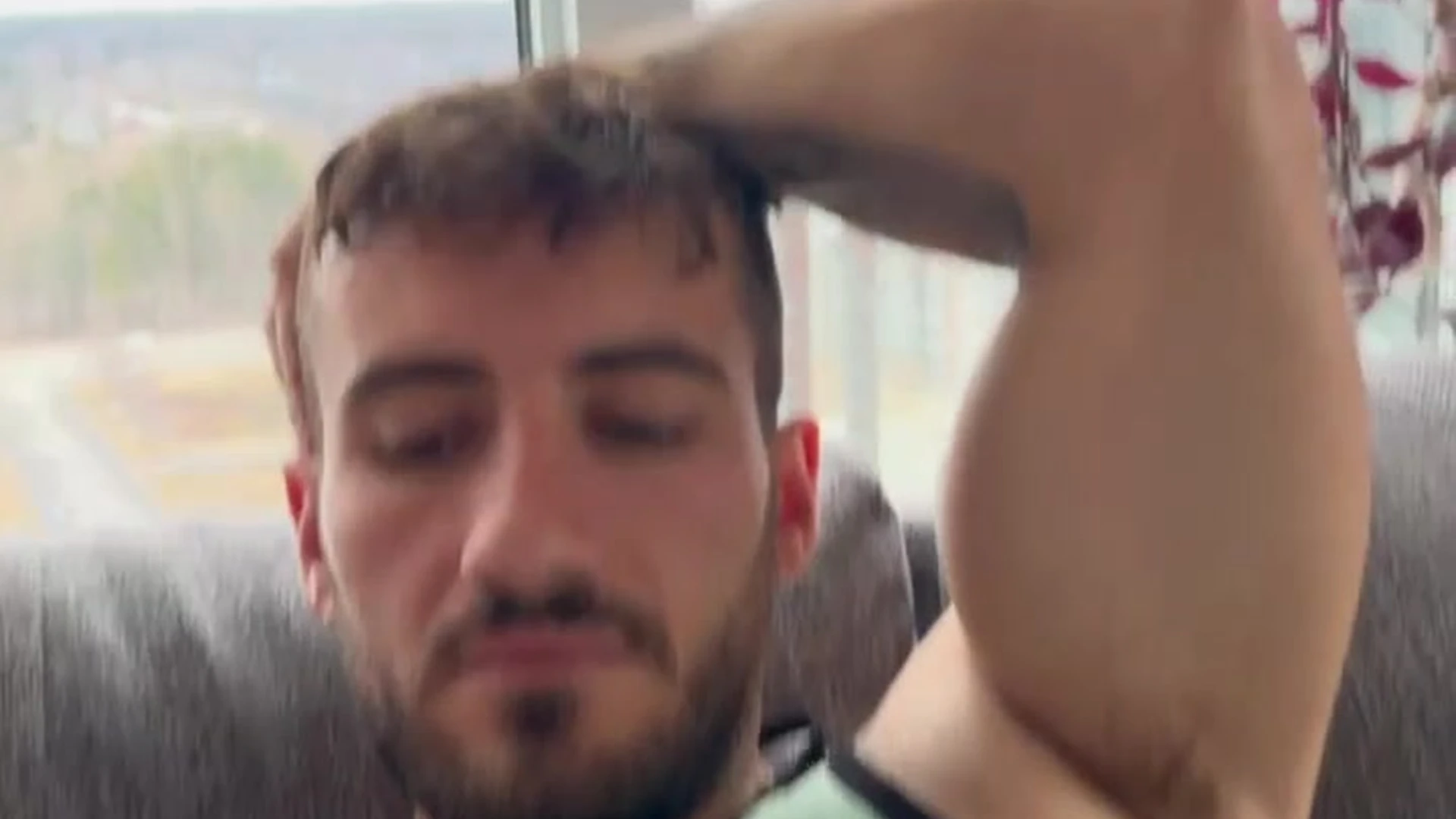 muscular wanking off stud Samvass