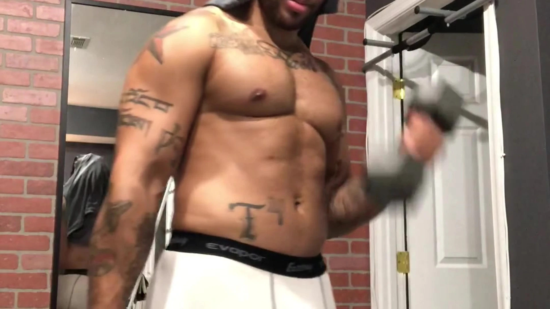 Flashman Wade dallaswade   Someone requested workout in tight white tights  so here it is  comment other suggestion