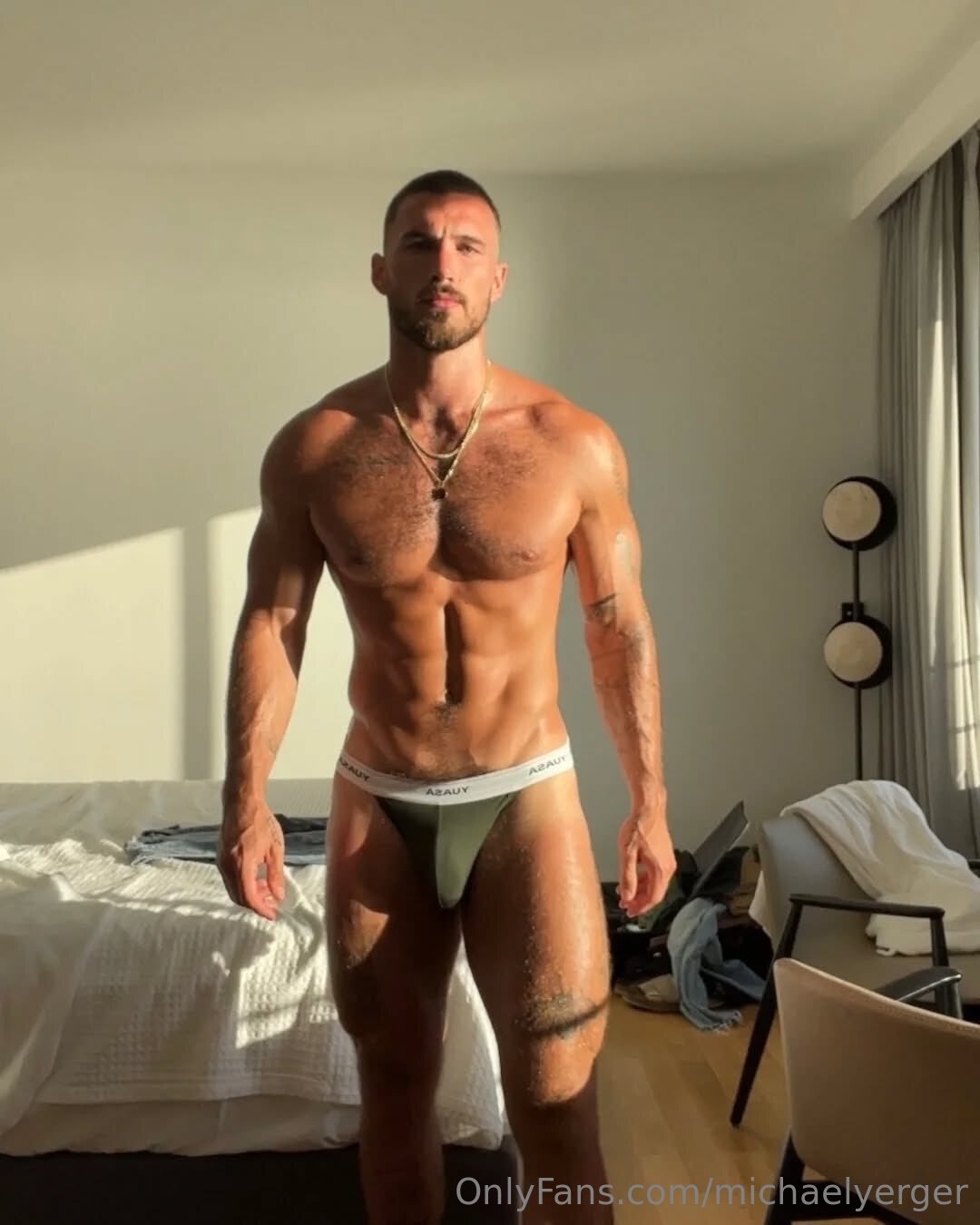 Sensational sexy slut survivor reality tv show Michael Yerger onlyfams