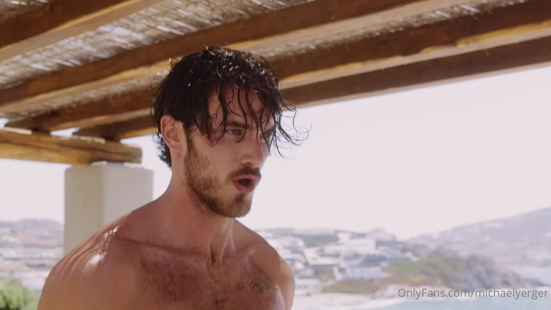Resolute jerking off hunk Michael Yerger naked pics