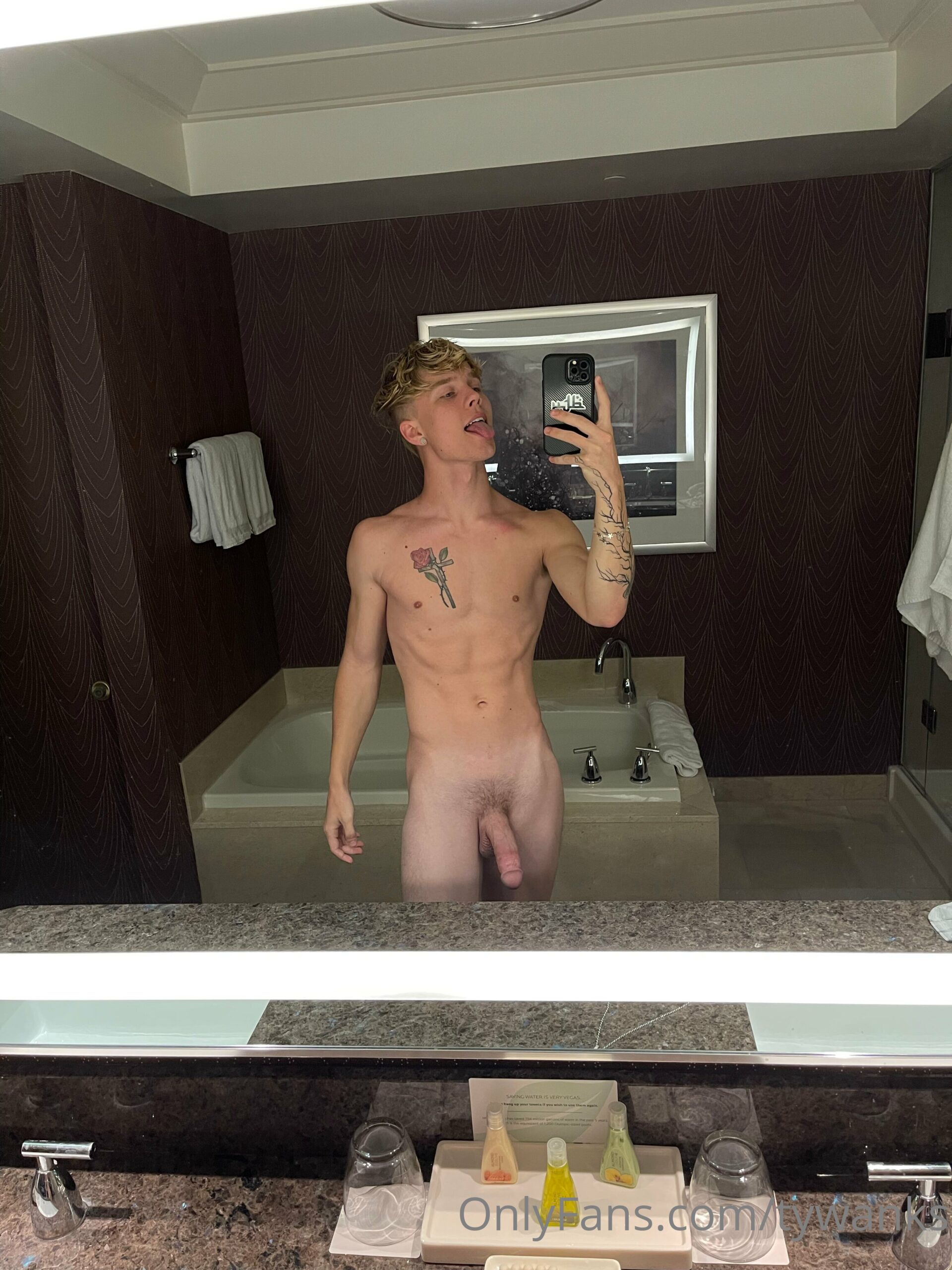 Epic impressive sensual Tyler Pauley  huge pecs EXPOSED