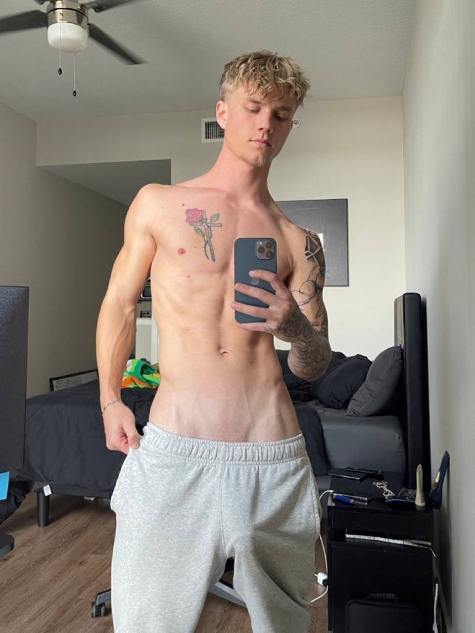 BABE pleasuring himself jock Tyler Pauley cock