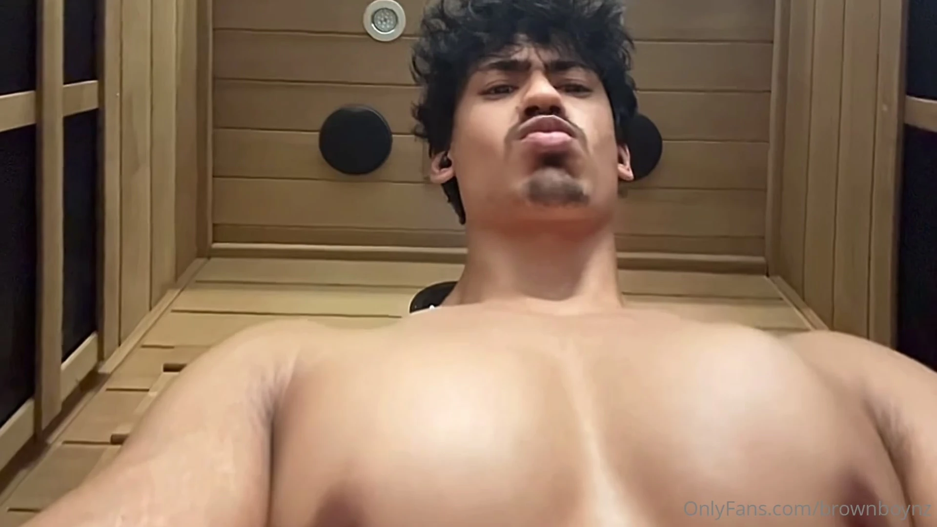 Angelic stud brownboyfitt big pecs Sensational