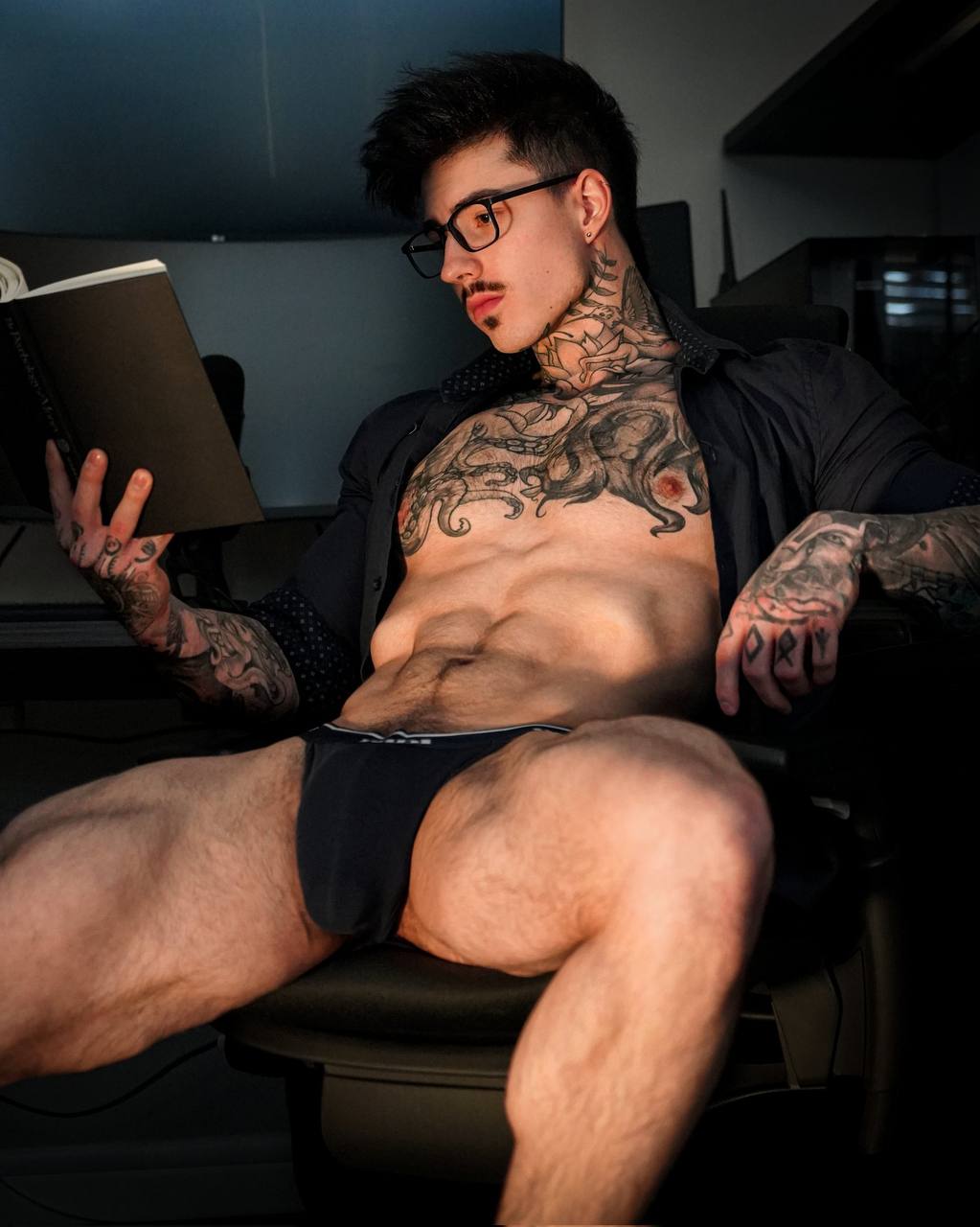 masculine gooning huge cock Jake Andrich