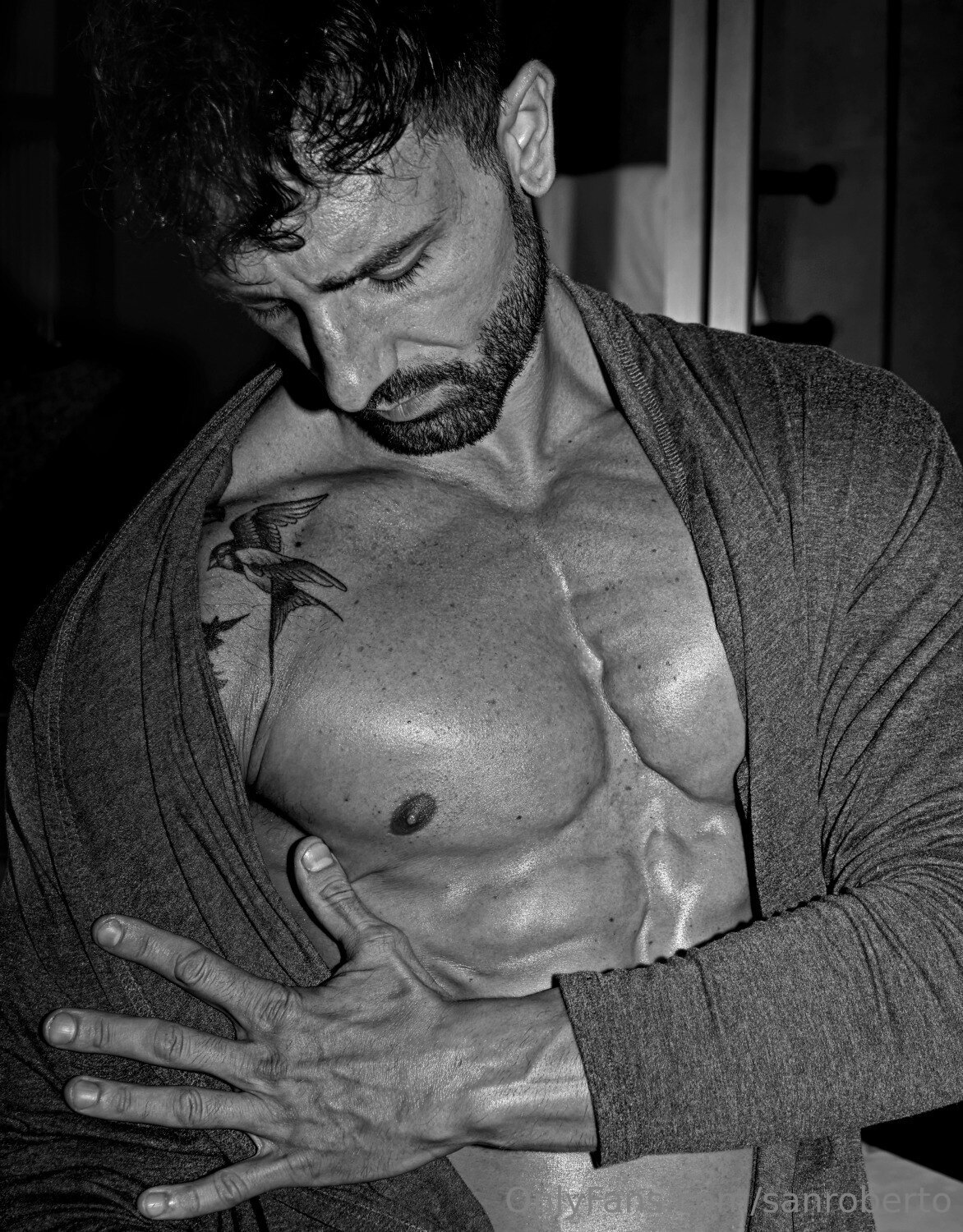 Sensational Authentic shredded sanroberto nude porn leak