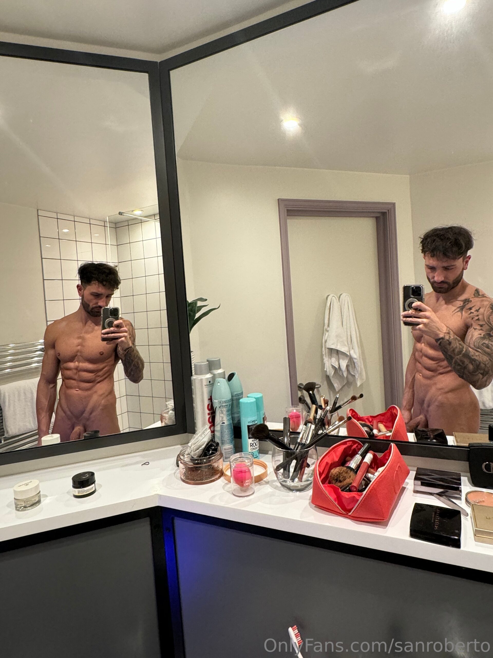Capable jerking off shredded sanrob Nude leak
