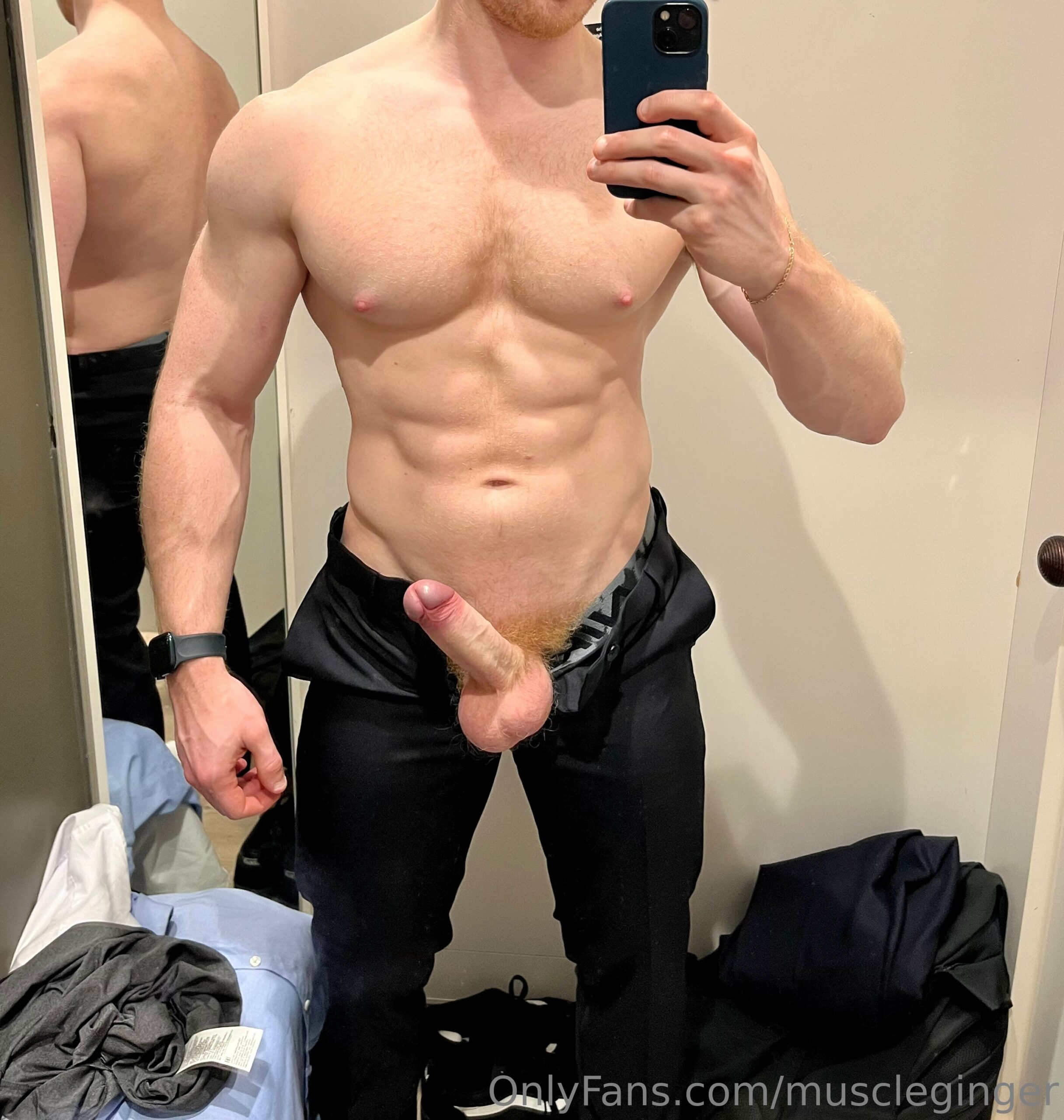 Captivating  X-rated Muscle Ginger nude