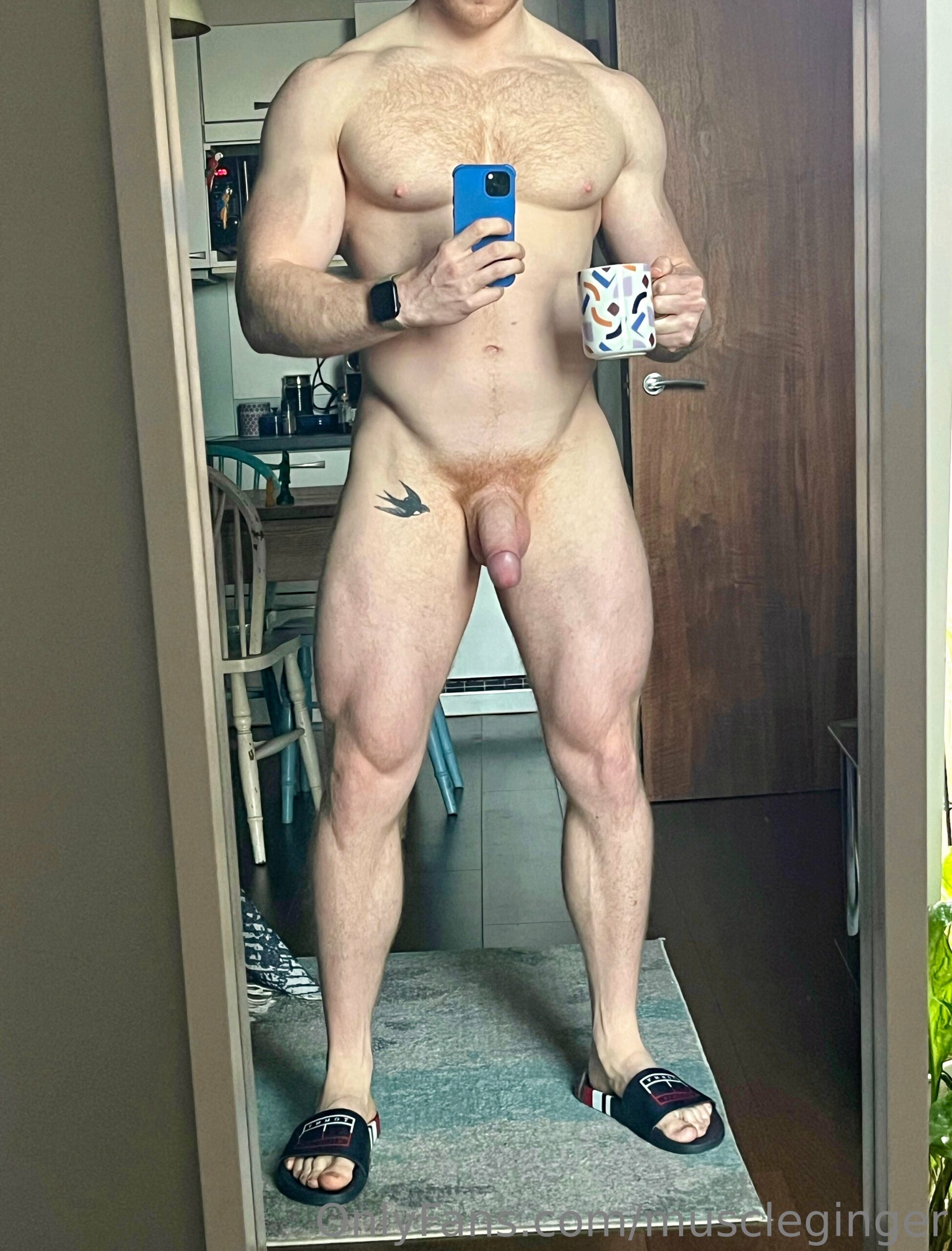 balls-deep Muscleginger leak pic