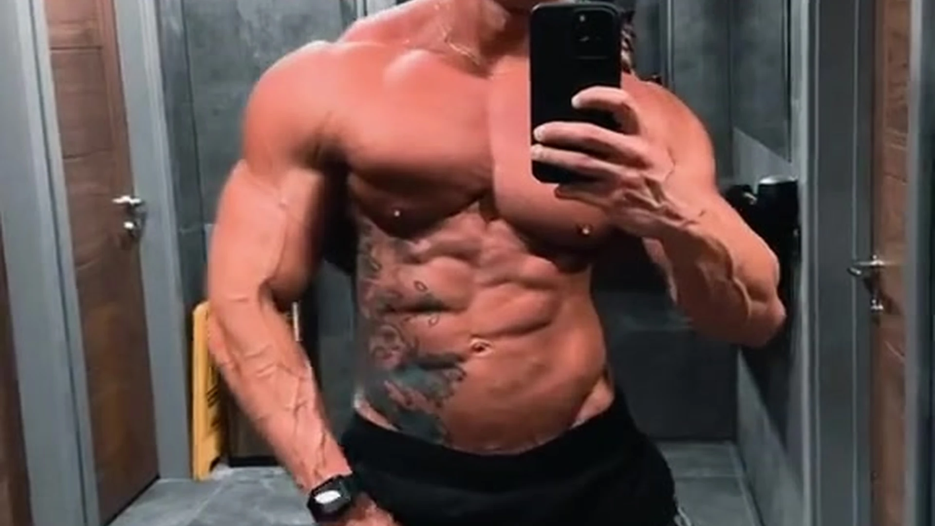 e-boy  glistening Charlie London nude