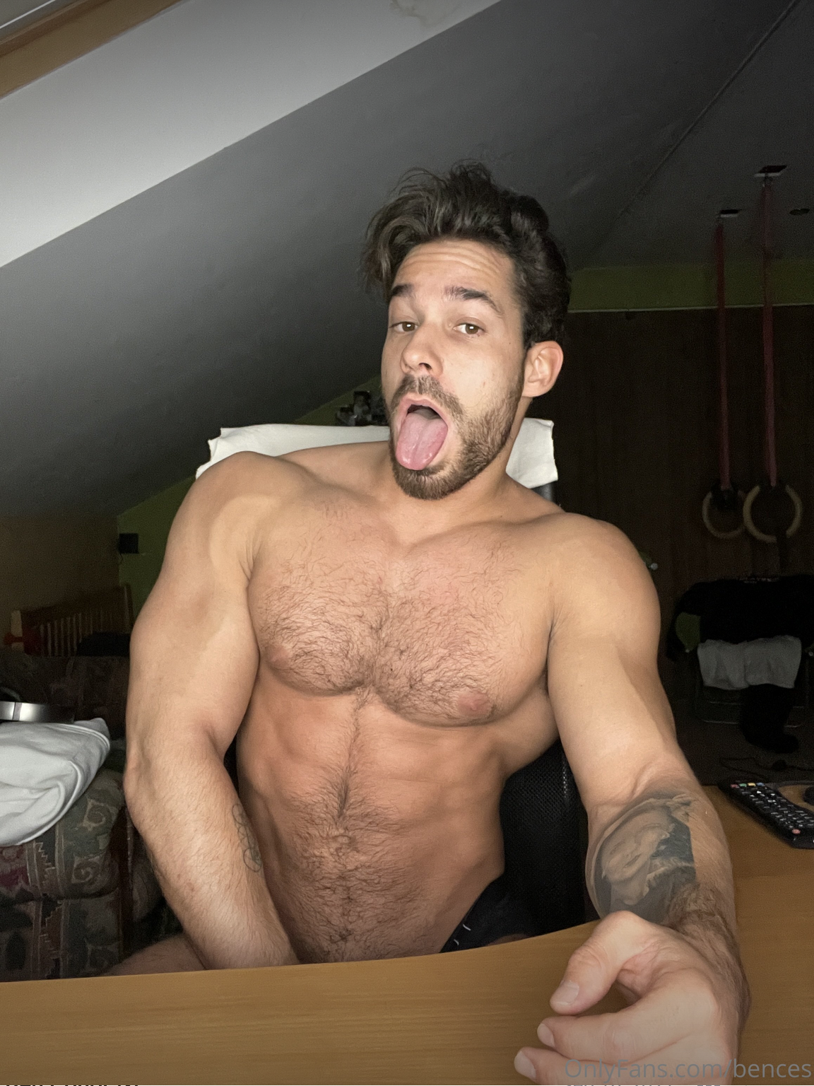 sexy slut jerking off daddy Ben Conor nude