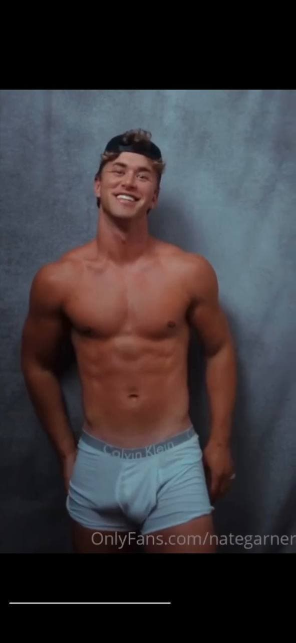 Self-assured jerking off TIKTOK STAR Nate Garner onlyfans