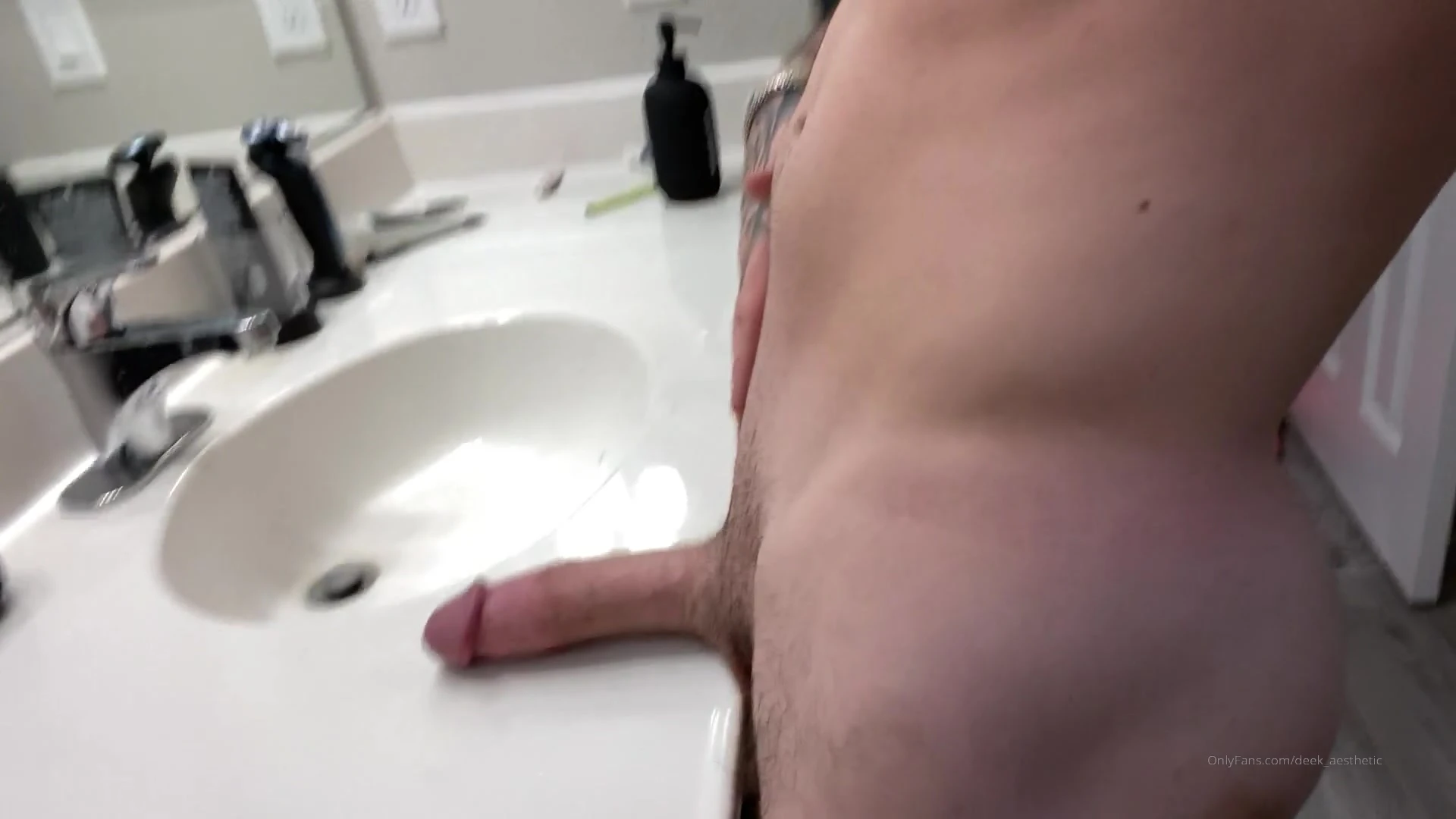 Confident  dripping wet Derek Martin nude porn leak