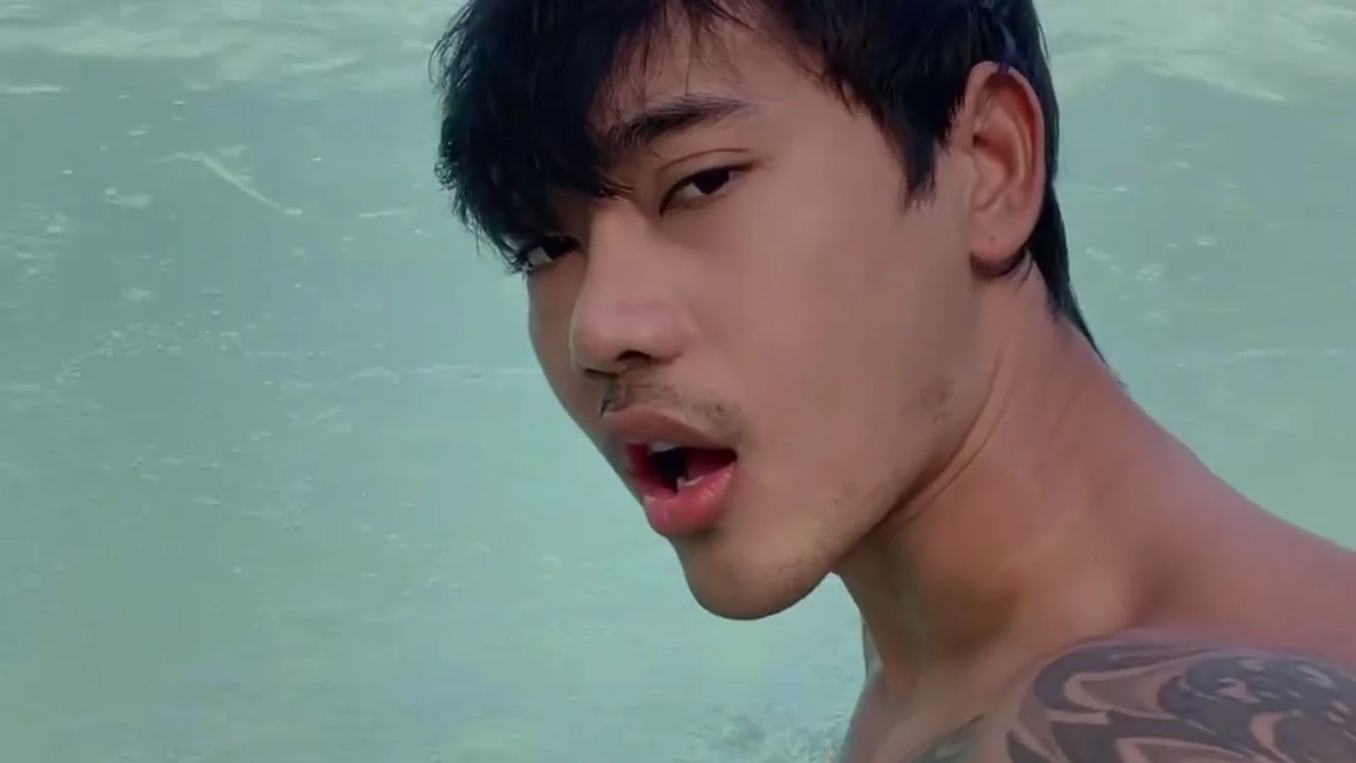 Sensational dirty Asian SemenX Nudes video full