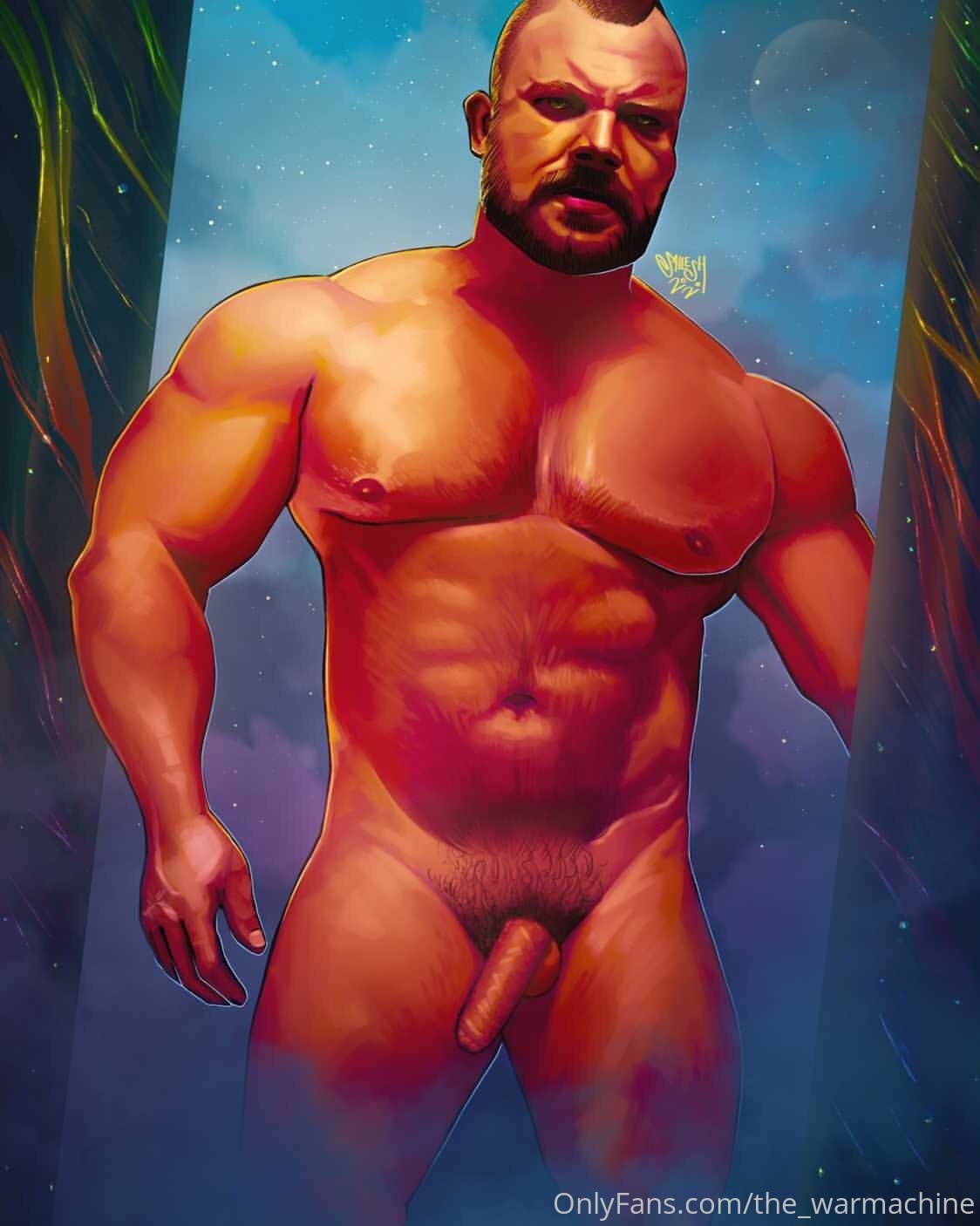 Exposed Affectionate Gay Bear the_warmachine Porn