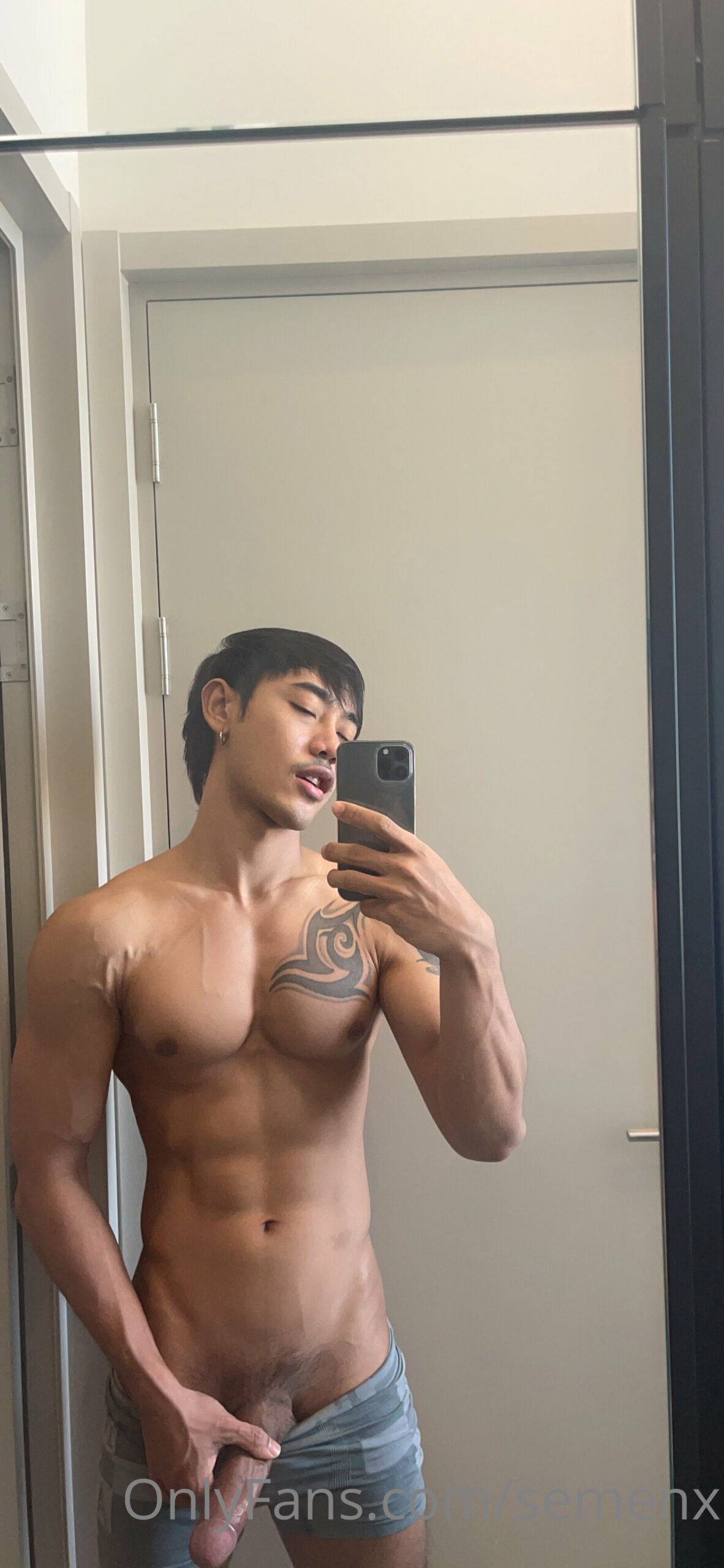 manwhore pleasuring himself Thai SemenX fap